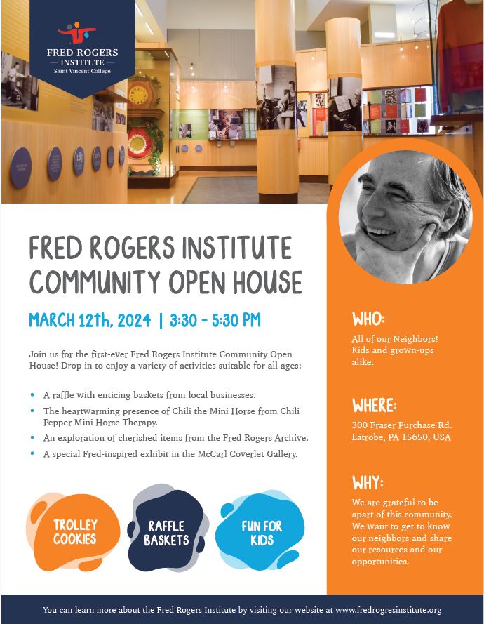 Fred Rogers Institute to host Community Open House