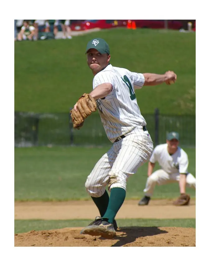 Photo of Kip Watkins playing baseball